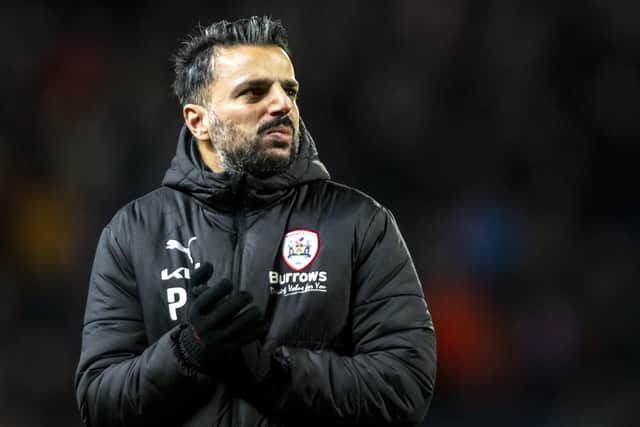 TIME KEEPING: Barnsley head coach Poya Asbaghi.  Picture Tony Johnson