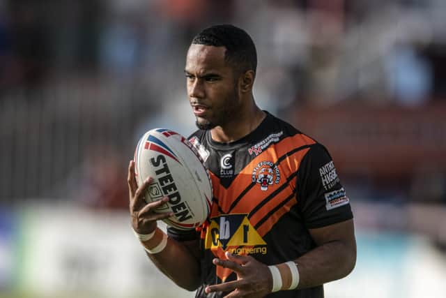 BREAKTHROUGH: Jason Qareqare enjoyed a memorable debut for Castleford last year. Picture: Tony Johnson