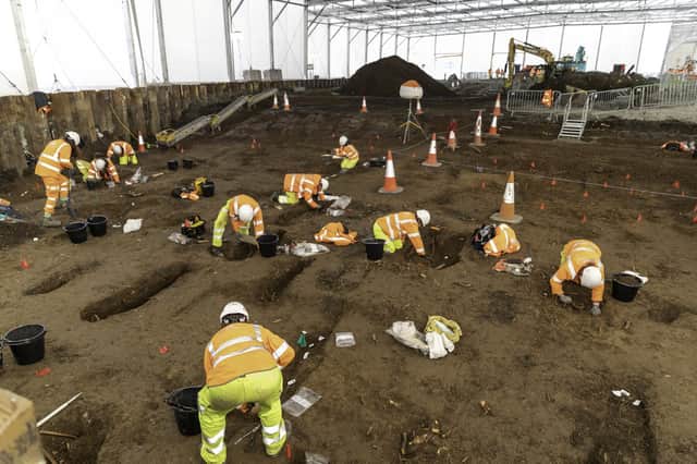 The dig on the A63 in Hull  Pic: Highways England / SWNS.COM