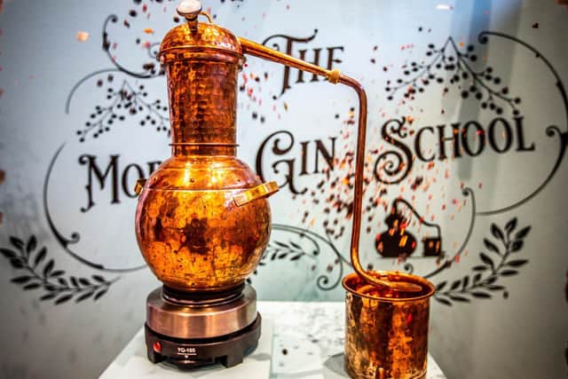 The couple are aiming to open a mobile gin school