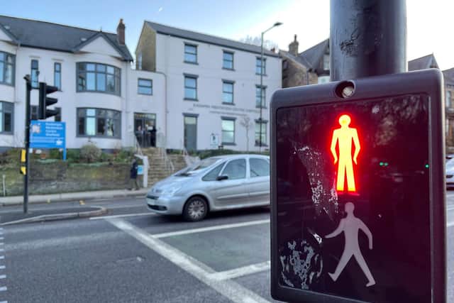 Campaigner Christopher Beck is leading calls for a better crossing at Hunter’s Bar