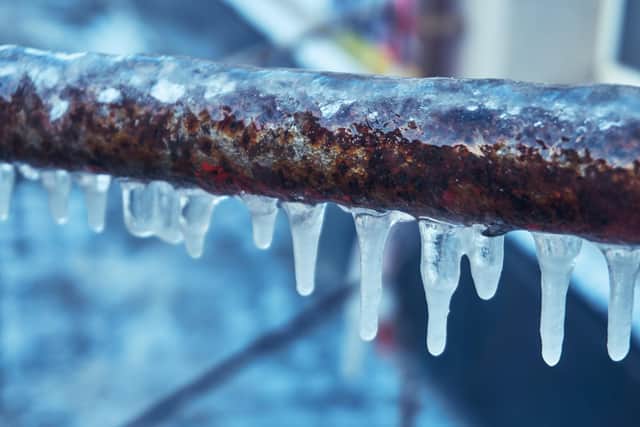 Yorkshire Water have warned pipes could freeze this week