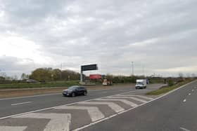 Traffic will be diverted as a result of road resurfacing work on the M18 in South Yorkshire  Credit: Google Maps