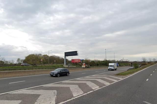 Traffic will be diverted as a result of road resurfacing work on the M18 in South Yorkshire  Credit: Google Maps