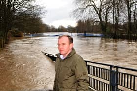 Environment Secretary George Eustice has still to stage the Yorkshire-wide flooding summit that he promised during this visit to York in February 2020.