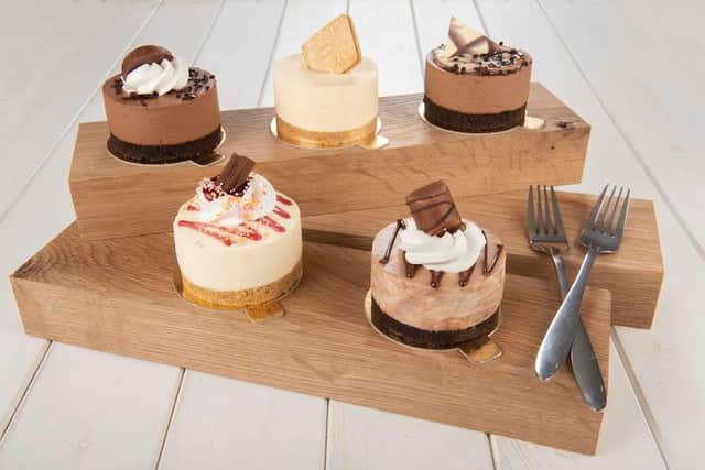 Just Desserts cheesecake selection