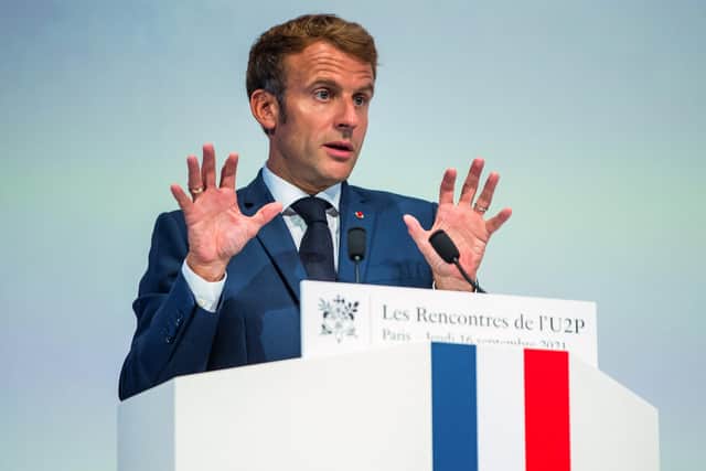 French president Emmanuel Macron is up for re-election later this year.