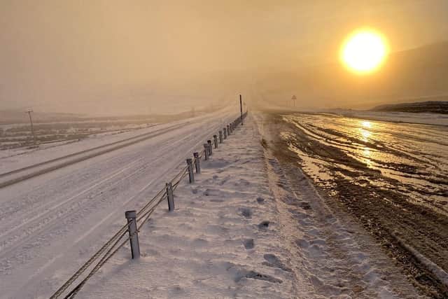 The A66 this morning