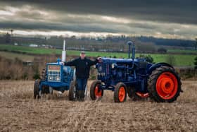 Roger Ingham with his 1974 Ford tractor