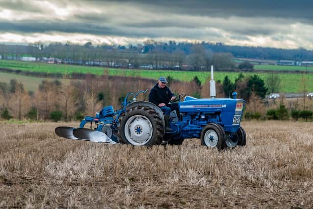 Roger still regularly competes in ploughing matches