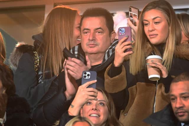 PROSPECTIVE OWNER: Acun Ilicali watches Hull City take on Everton in the FA Cup