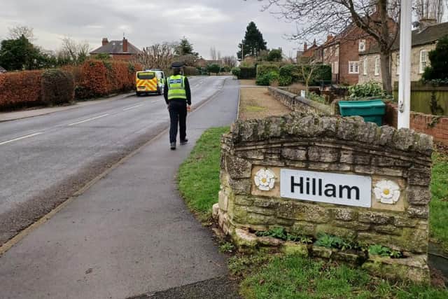 Officers on patrol in Hillam