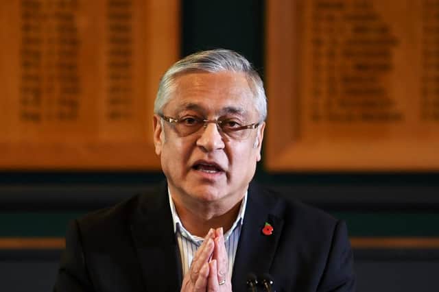 Press Conference with Lord Kamlesh Patel, the new Yorkshire County Cricket Club Chairman, Headingley, Leeds8th November 2021..
