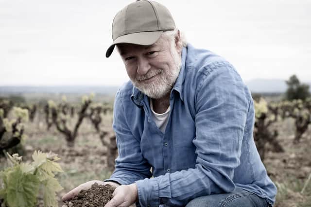 Bertie Eden, of Ch. Maris – the environmental winemaking guru.