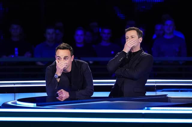 Ant and Dec’s new ITV programme is said to have shaken up the game show format. (Picture: PA).
