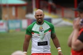 Keighley Cougars' Jake Webster (Jonny Tomes-Green)