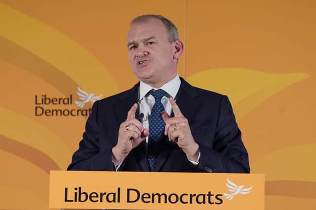 Sir Ed Davey MP is leader of the Liberal Democrats and a former Energy Secretary.