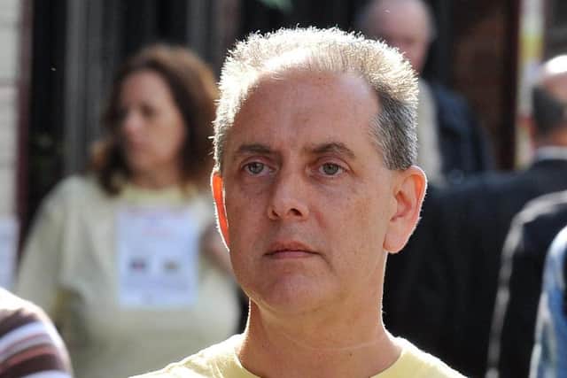 Kevin Gosden pictured in 2008 as he appealed for help in finding his son