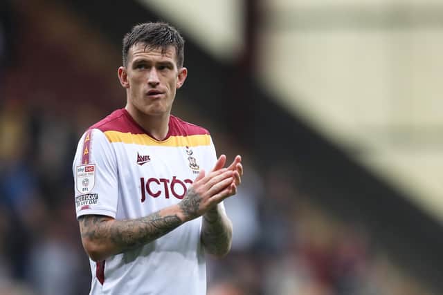 INJURY WORRY: For Bradford City and Andy Cook. Picture: Getty Images.