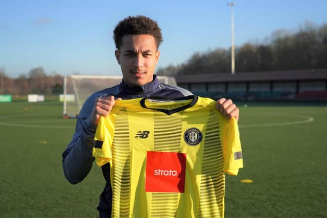 ARRIVAL: Lewis Richards has joined Harrogate Town on loan from Wolverhampton Wanderers