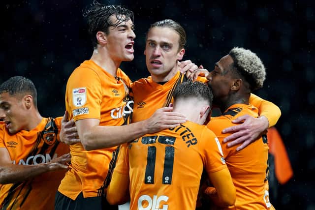 SEIZE THE MOMENT: Hull City's Tom Eaves Picture: Mike Egerton/PA