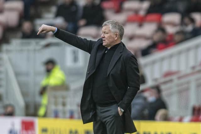 LOOKING UP, NOT DOWN: Middlesbrough  manager Chris Wilder 
Picture: Tony Johnson
