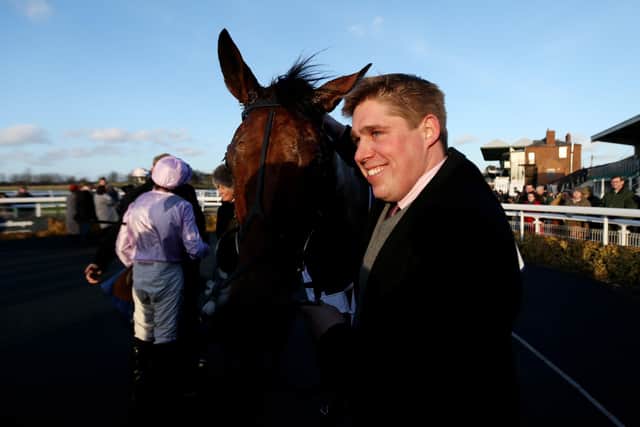 Grade One-winning novice chaser Shan Blue will head straight to the Cheltenham Festival after suffering a heavy fall in Wetherby's Charlie Hall Chase, says trainer Dan Skelton.