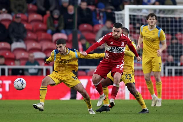 RESULT: Middlesbrough 2-1 Reading. Picture: PA Wire.