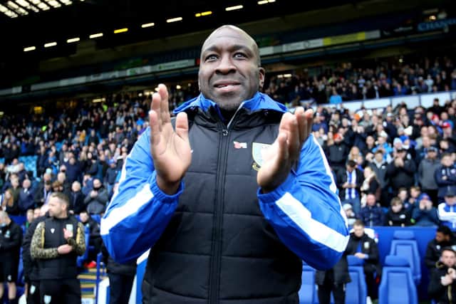 VICTORY: For Darren Moore and Sheffield Wednesday. Picture: Getty Images.