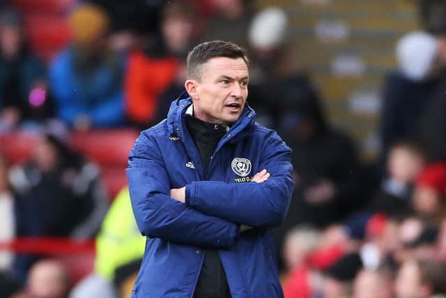Sheffield United manager Paul Heckingbottom  Picture: Alistair Langham/Sportimage