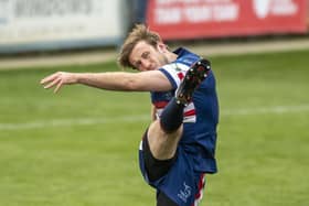 Key role: Fly-half Sam Olver scored a try and kicked five conversions as Doncaster defeated Jersey. Picture: Tony Johnson