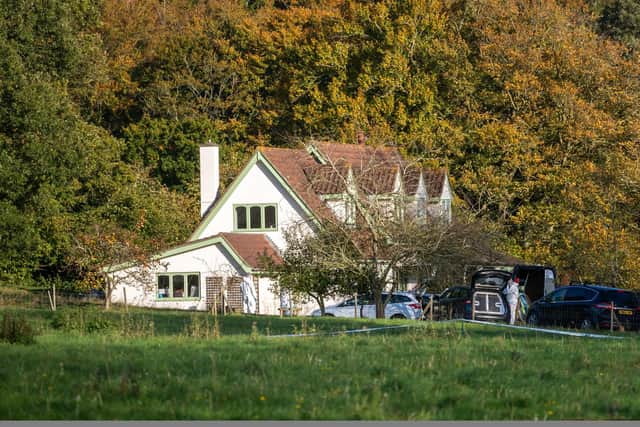 Diane Douglas was found buried at the £850,000 remote farmhouse