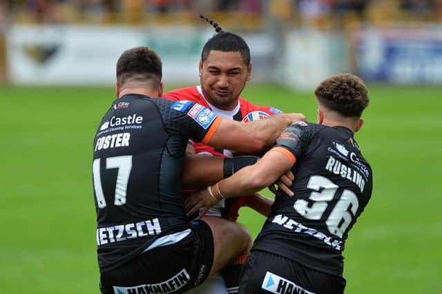 Salford's Pauli Pauli has made the switch to the Championship's York City Knights for the 2022 season. Picture : Jonathan Gawthorpe
