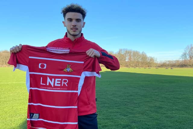 New Doncaster Rovers signing Josh Martin. Picture courtesy of Doncaster Rovers Football Club.