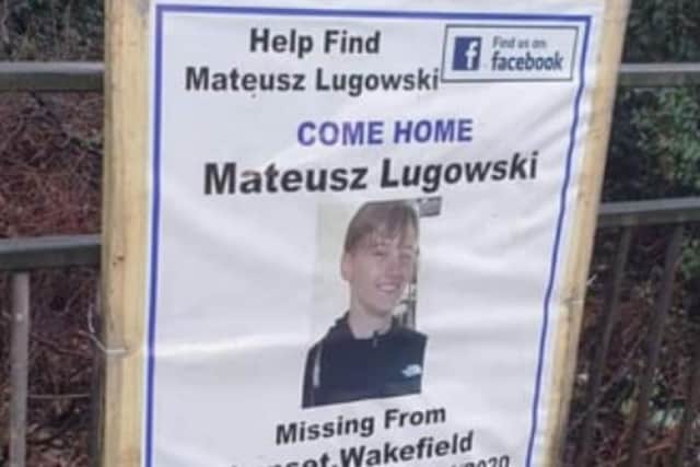 Jamie Gallivan has been working with a group of volunteers to put up a number of posters, which appeal for information about the missing teenager