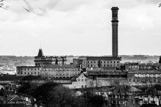 An archive image of Lister Mills in Manningham, taken from Highgate Heaton. (Photo: John Dewhirst)