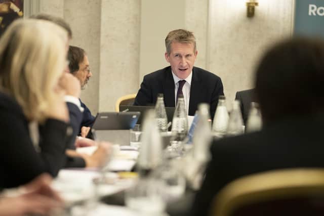 Mayor of South Yorkshire Dan Jarvis attends a meeting of the Transport for the North Board at the Queens Hotel in Leeds, after the Government set out its revised plans for Northern England and the Midlands last November.