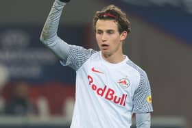 BID REJECTED: Leeds United have reportedly had a £15m bid rejected by Red Bull Salzburg for United States international Brenden Aaronson. Picture: Getty Images.