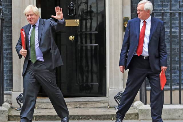 David Davis and Boris Johnson pictured in 2016 (PA)