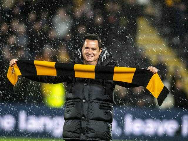 Hull City's new owner Acun Ilicali unveiled at the MKM Stadium  before the match. (
Picture: Tony Johnson)