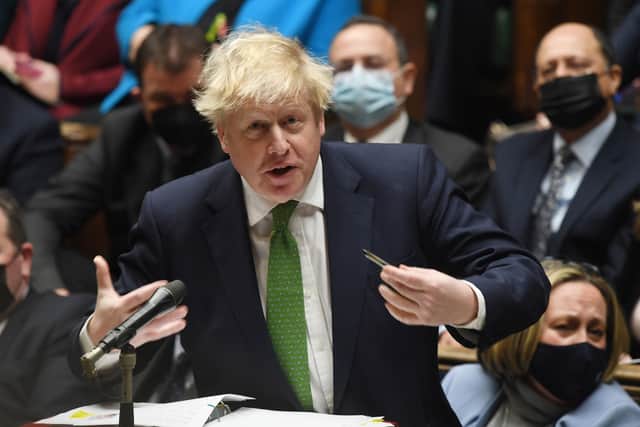 This was Boris Johnson reacting after being told by David Davis: 'In the name of God, go.'