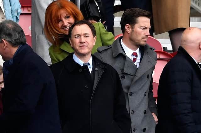 In the spotlight: Middlesbrough chairman Steve Gibson says it is not his club's intention to force Derby County out of business.   (Photo by Stu Forster/Getty Images)