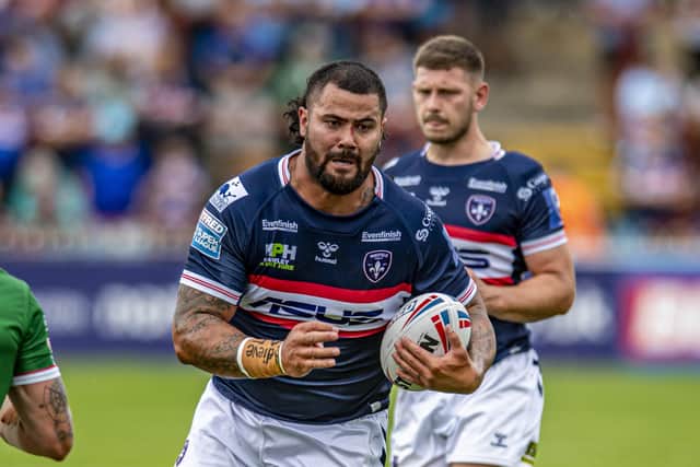 Scrum fan: Arona says Wakefield team-mate David Fifita will be pleased scrums are returning to the game. Picture: Tony Johnson
