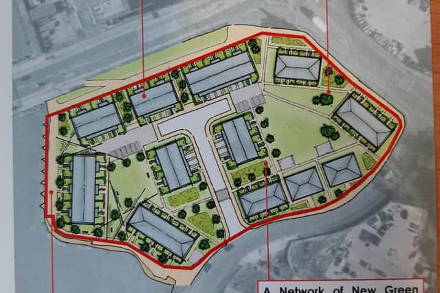 Plans for 106 townhouses and apartments on the former Rank Hovis site in Hull