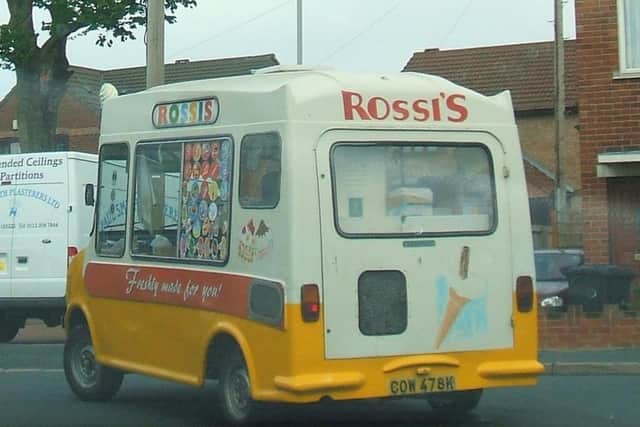 The Rossi's van which was a recognisable sight in Leeds. (Pic: Rossi's Ices)