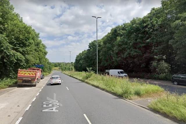 A man has died after a crash near Chain Bar roundabout in Cleckheaton. Photo: Google.