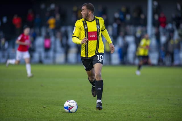 TRANSFER: Aaron Martin has swapped Harrogate Town for Halifax Town on loan