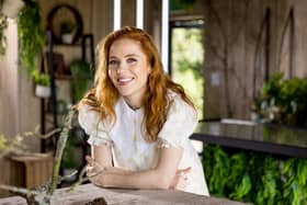Angela Scanlon, who presents Your Garden Made Perfect. Picture: PA Photo/BBC/ Remarkable TV /Guy Levy