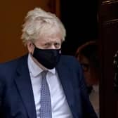 This was Boris Johnson leaving 10 Downing Street after it emerged that the Metropolitan Police were now investigating Downing Street's gatherings during lockdown.