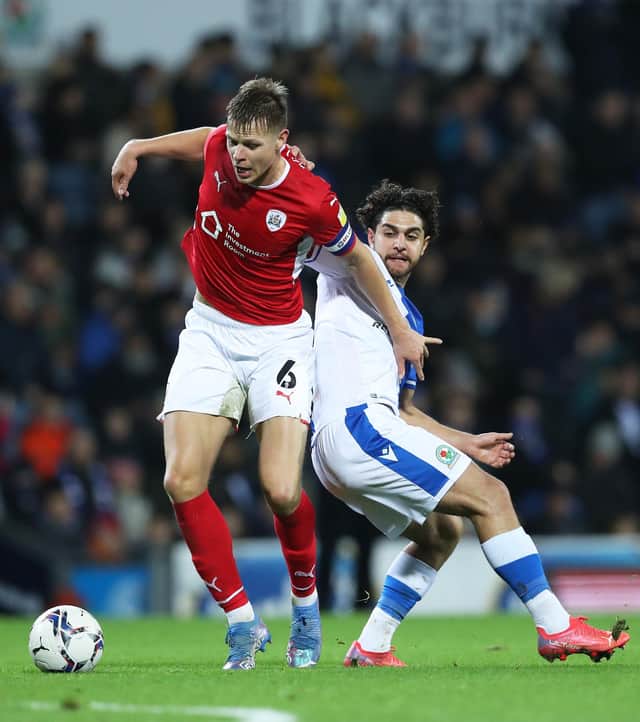 Leadership material: Young Barnsley defender Mads Andersen will captain the side against Forest tonight. (Photo by Charlotte Tattersall/Getty Images)